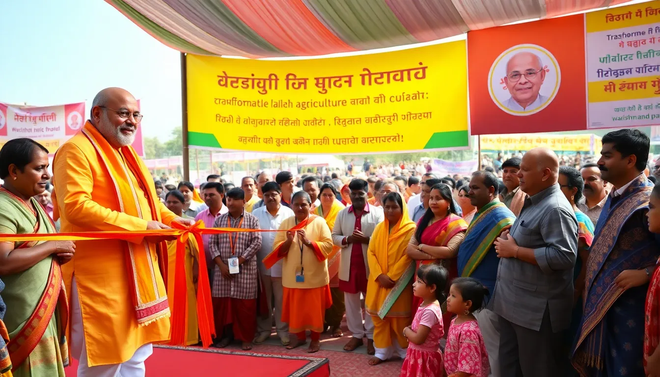 Amit Shah Inaugurates Projects in Mehsana District