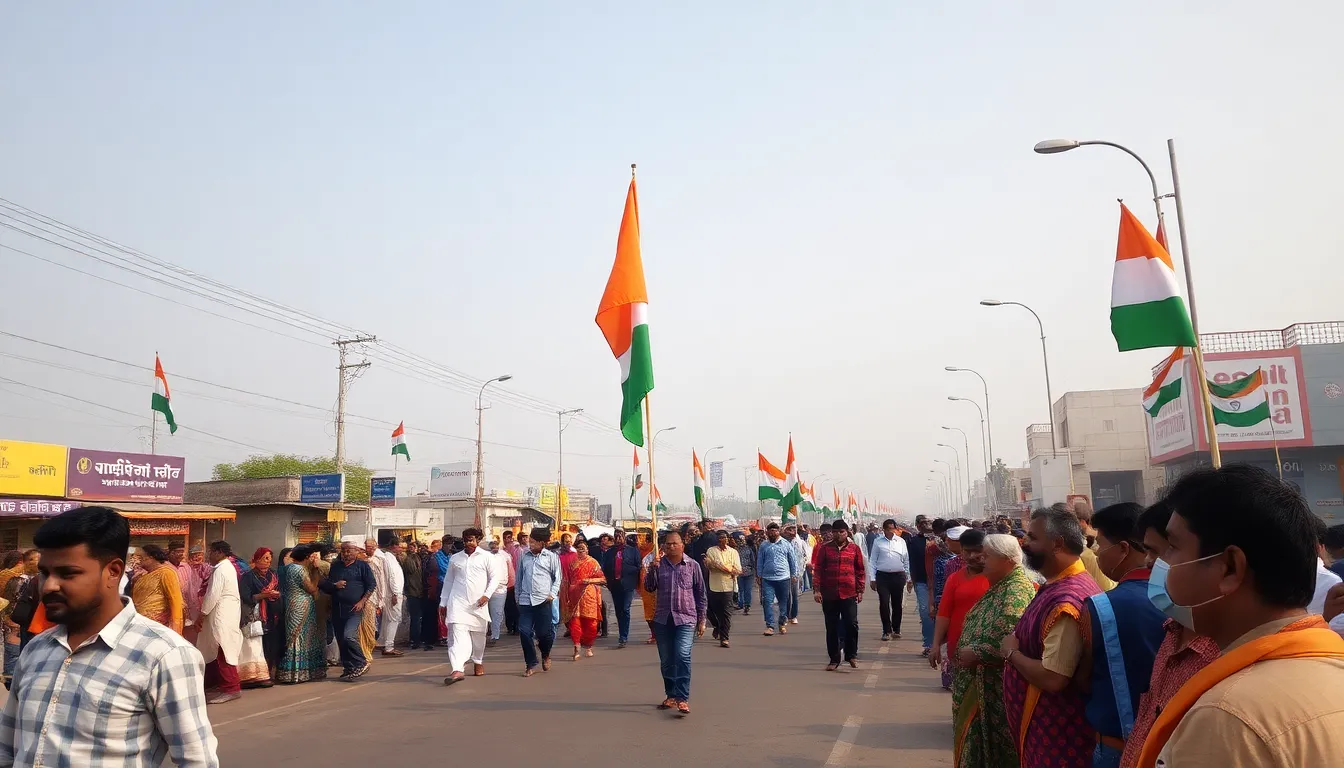 Bharuch Celebrates with Massive 1200-Foot National Flag March