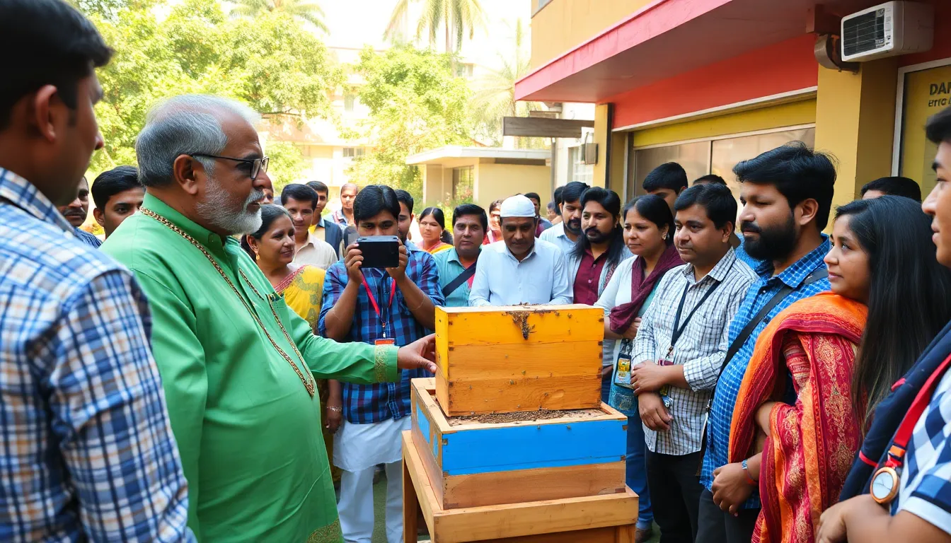 Celebrating Global Bee Day: AMA Launches Live Beehive in Ahmedabad