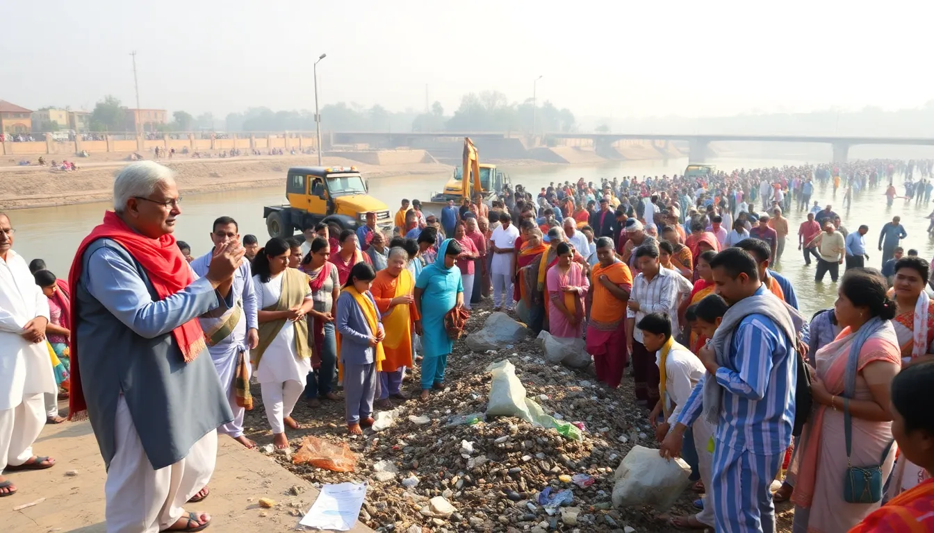 Clean Sabarmati Mission Launched in Ahmedabad