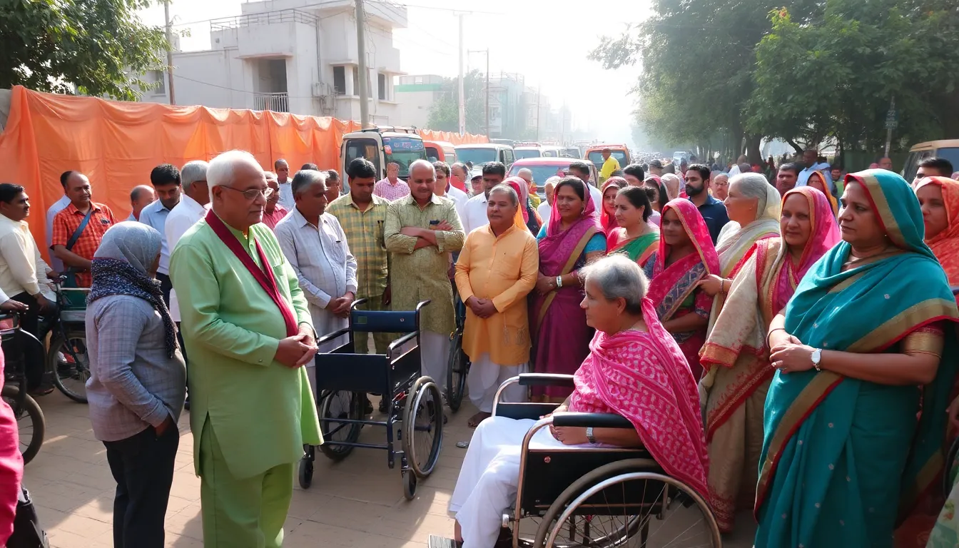 Distribution of Aids to 350 Disabled and Senior Citizens in Ahmedabad