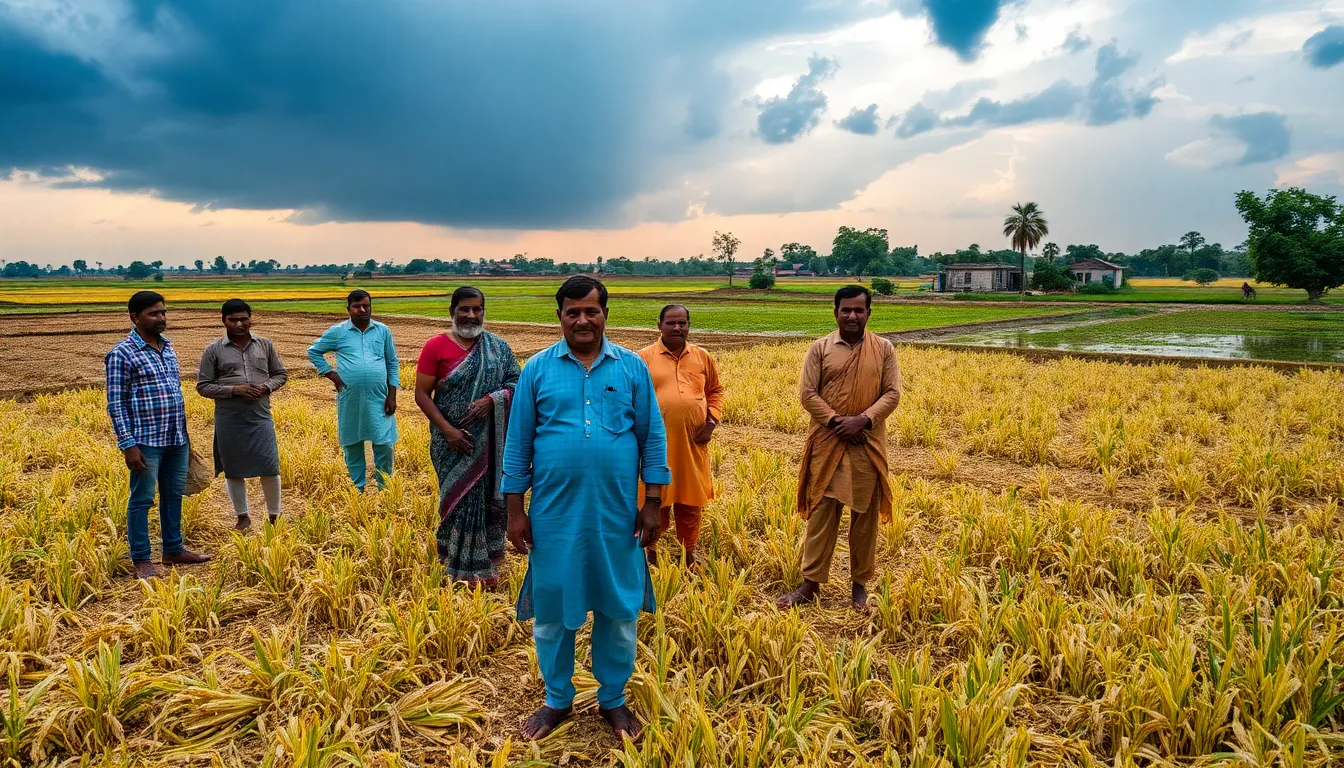 Farmers in Danta Concerned Over Storm Forecast and Crop Damage
