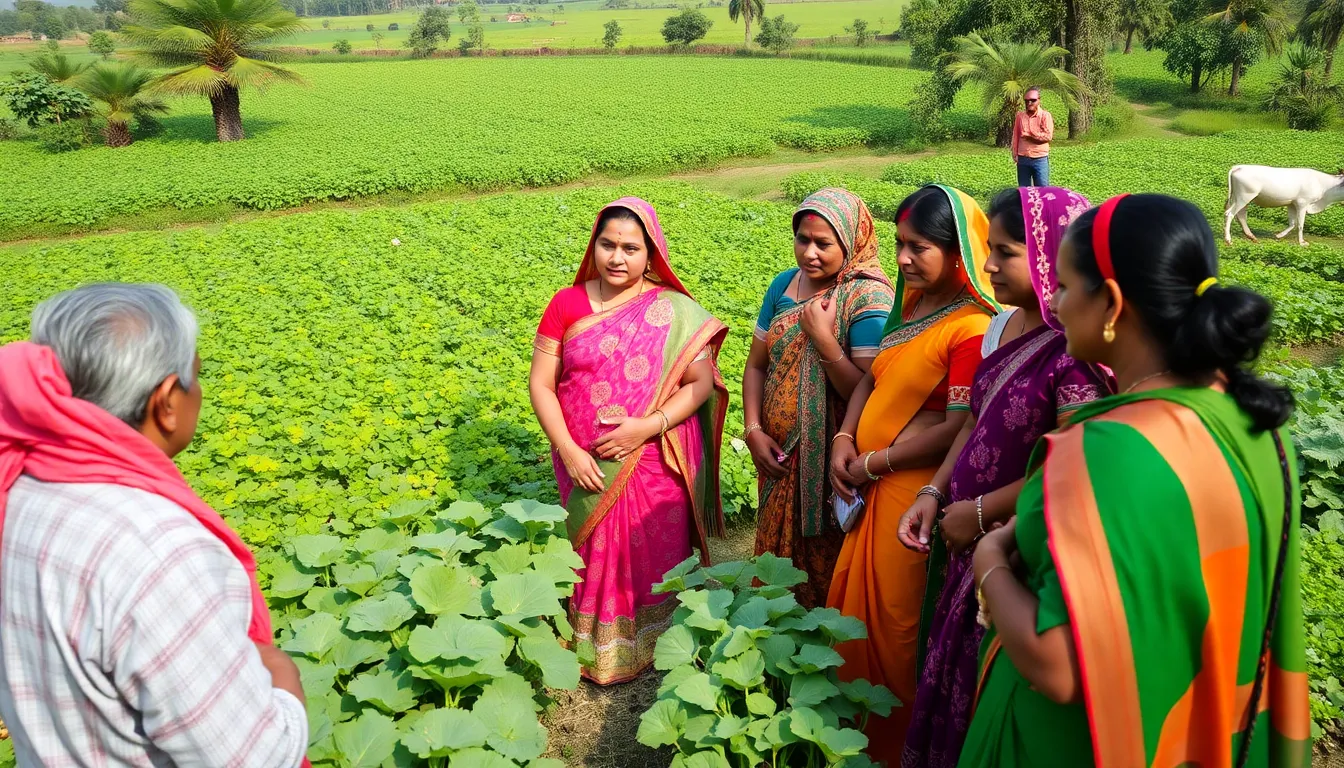 Farmers Visit Natural Model Farm in Memadpur, Prantij
