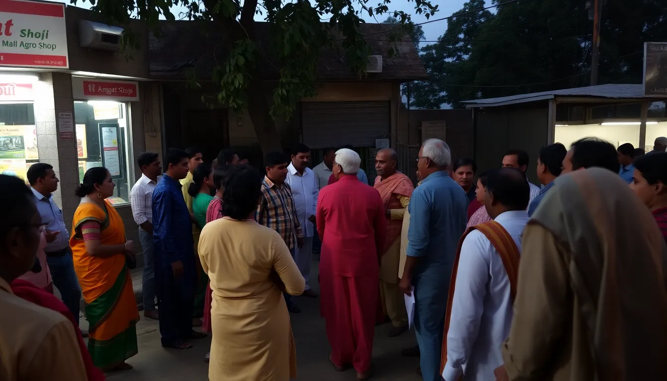 Firing Incident at Dhangadhra Shop Opening