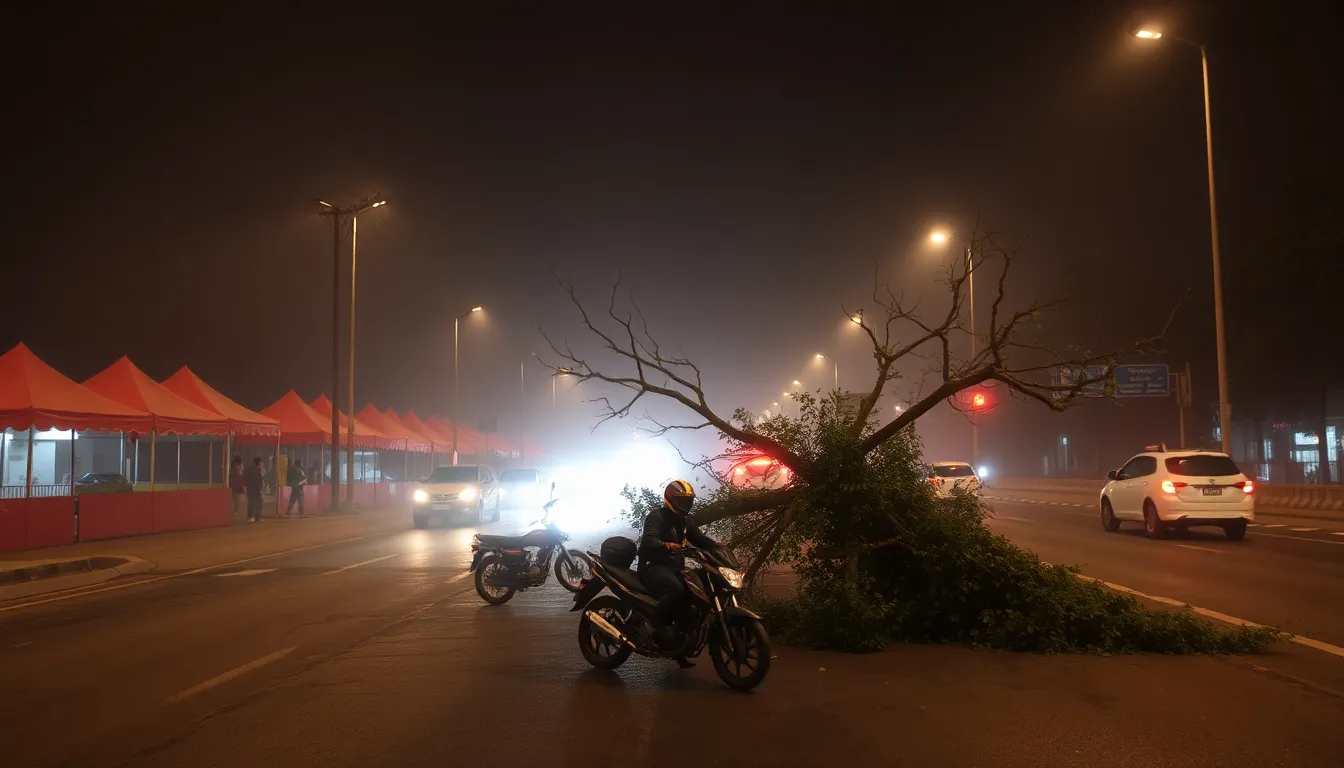 Gandhinagar Weather Takes Sudden Turn, Causes Disruption