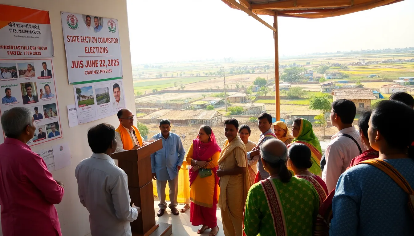Gujarat Announces Dates for Panchayat Elections: Voting on June 22, Counting on June 25