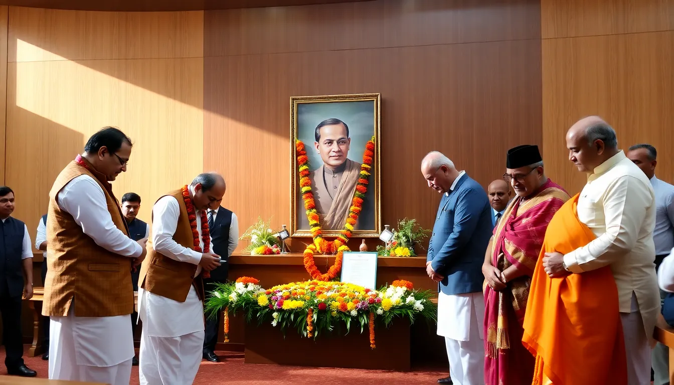Gujarat Assembly Commemorates Vinayak Savarkar's 142nd Birth Anniversary