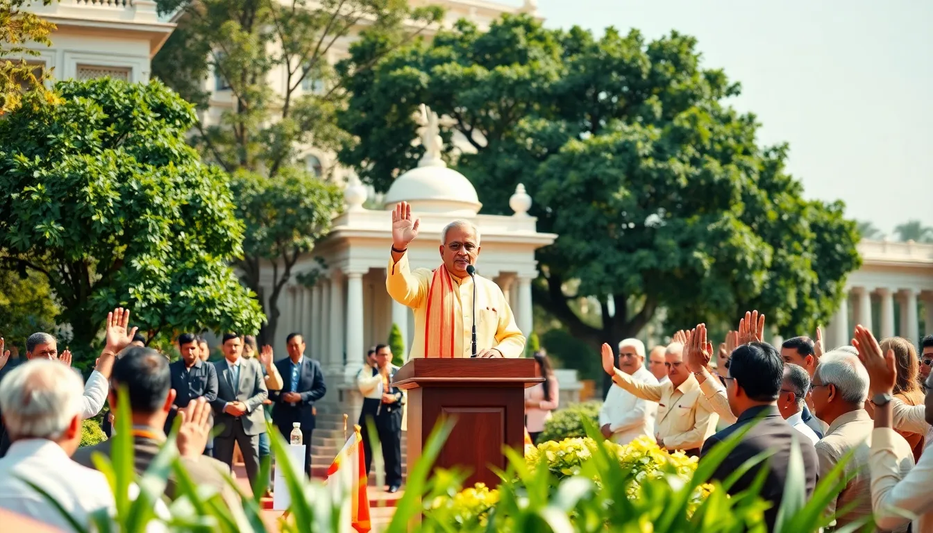 Gujarat Governor Leads Anti-Terrorism Oath Ceremony