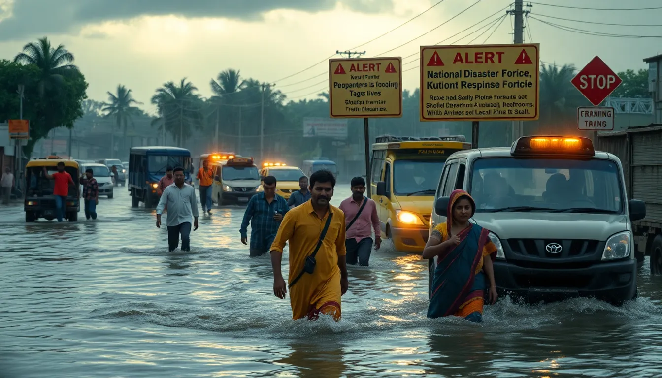 Heavy Rain Causes Flooding in Pune, Maharashtra
