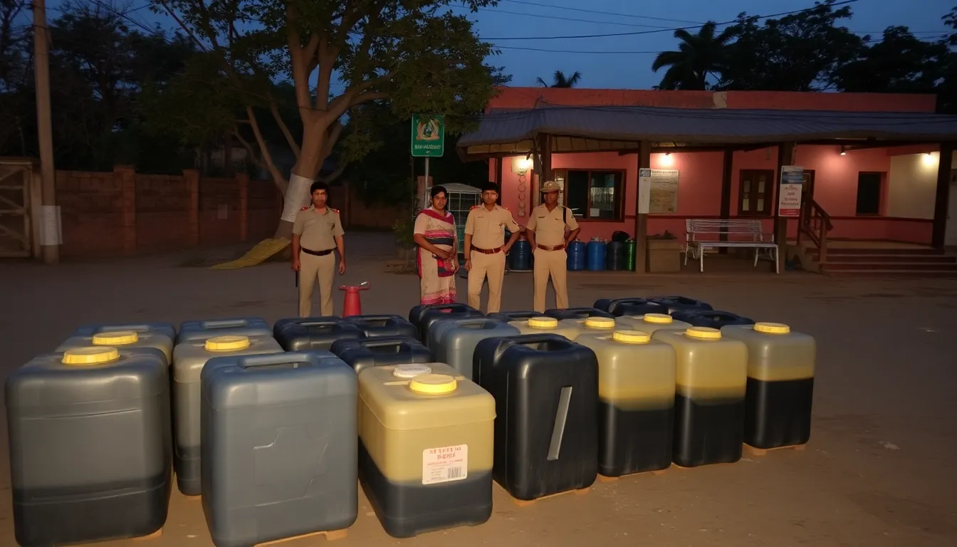 Illegal Diesel Storage Discovered in Patan District