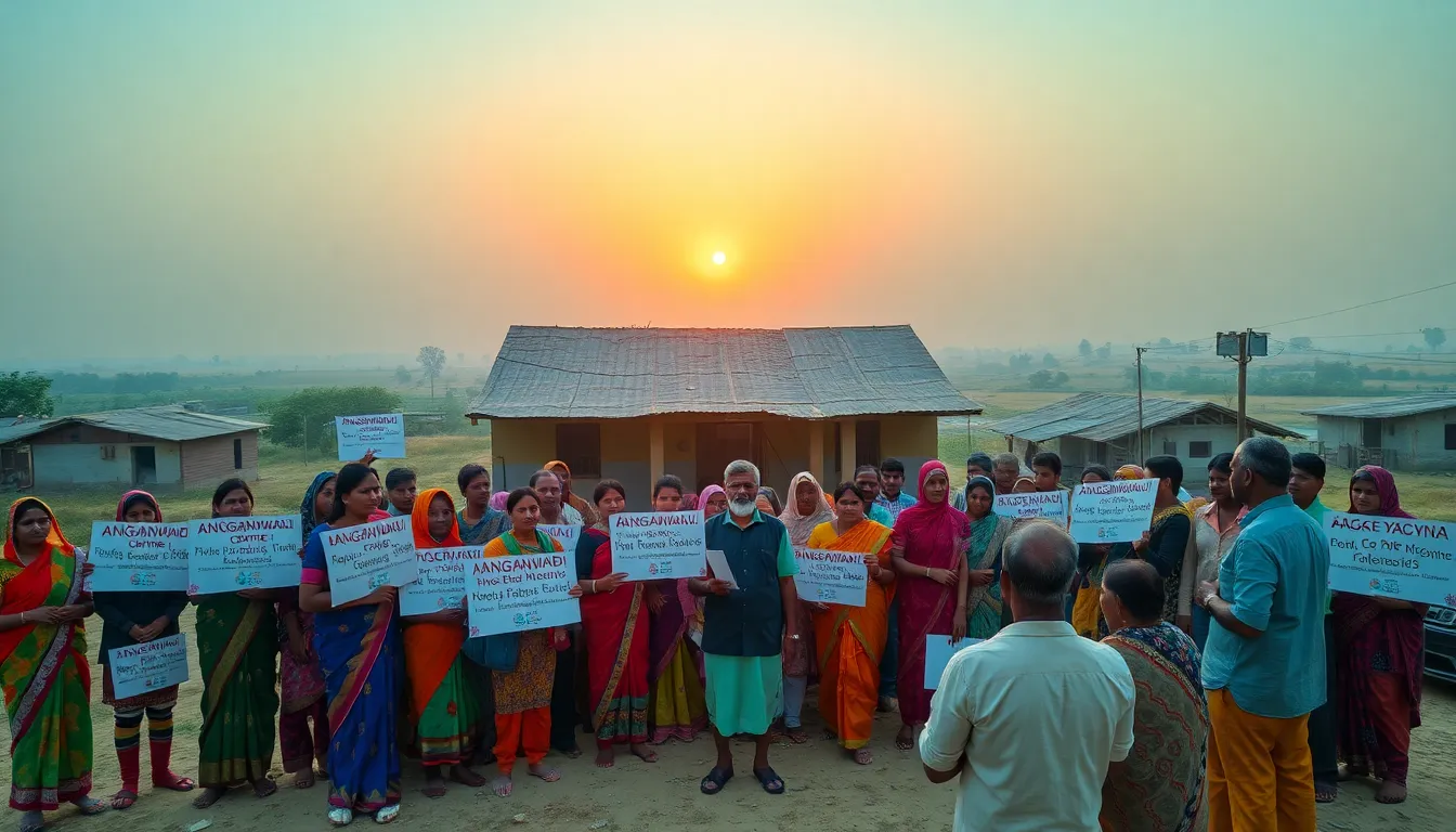 Local Residents Oppose Relocation of Anganwadi Centre in Vansiyakui
