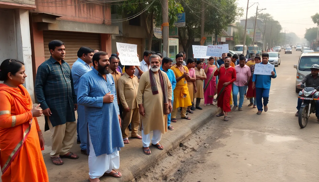 Local Residents Threaten Protest Over Drainage Issues in Amod