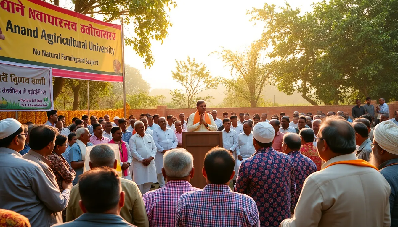 Natural Agriculture Dialogue Held at Anand Agricultural University