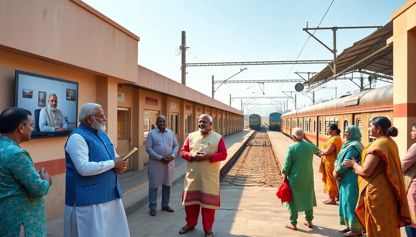 New Railway Stations Opened in Gujarat by PM Modi