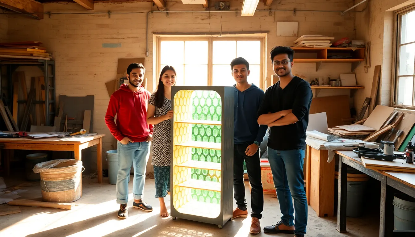 NID Students Create Eco-Friendly Bookshelf Using 3D Printing Technology