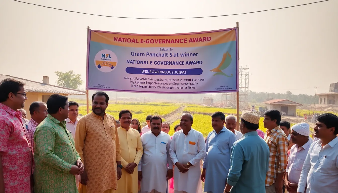 Palsana Gram Panchayat Wins National E-Governance Award