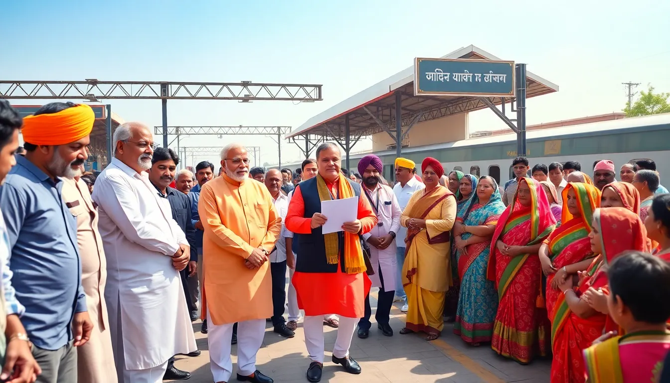 Prime Minister Inaugurates 18 Redeveloped Railway Stations in Gujarat