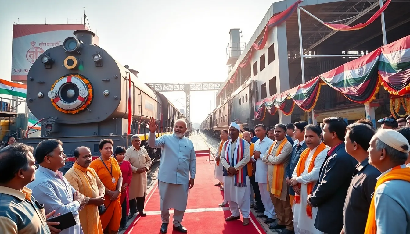Prime Minister Launches Modern Electric Locomotive in Dahod