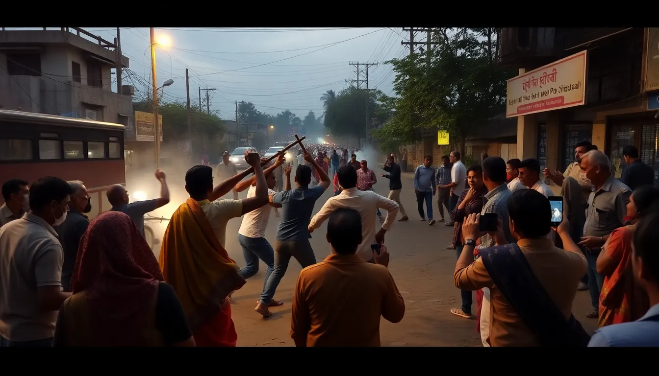 Public Brawl in Palanpur Sparks Fear Among Locals