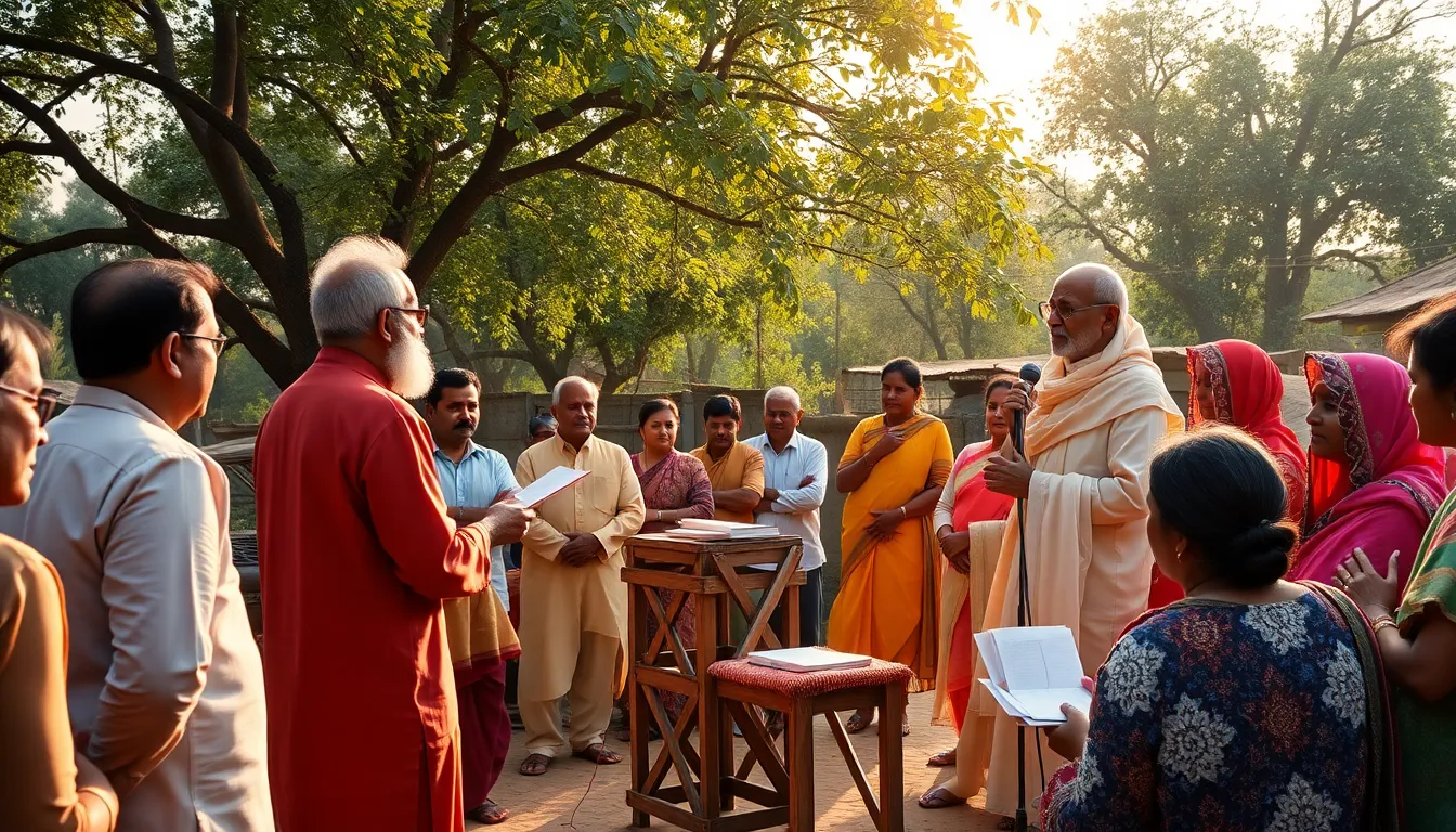 Pujya Bapu Pays Homage to the Holy Land of Education