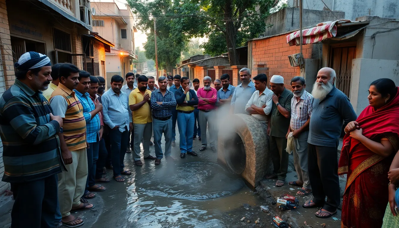 Residents of Tharad Struggle with Sewage Issues