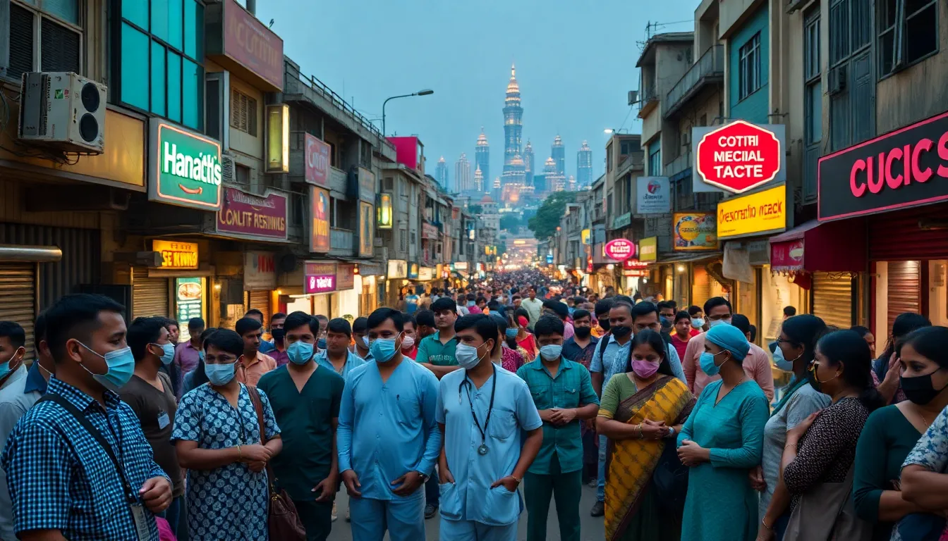 Rise in COVID-19 Cases in Ahmedabad and Surrounding Cities