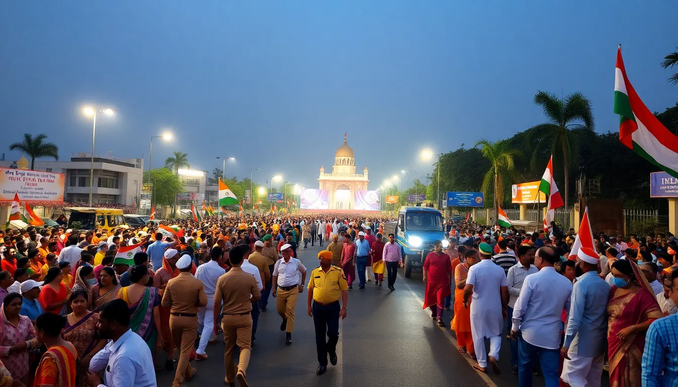 Security Preparations for PM Modi's Visit to Gandhinagar