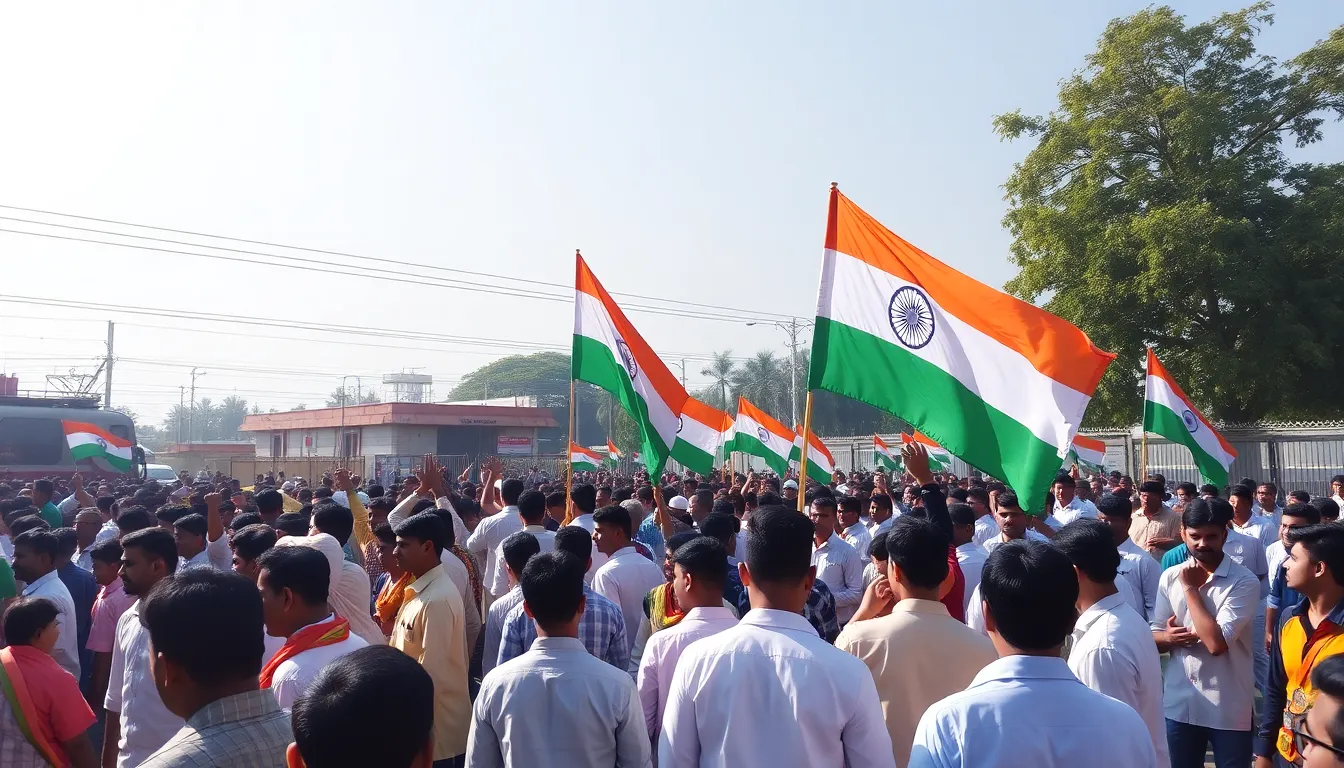 Tiranga Yatra Celebrates Patriotism in Bhavnagar Railway Division