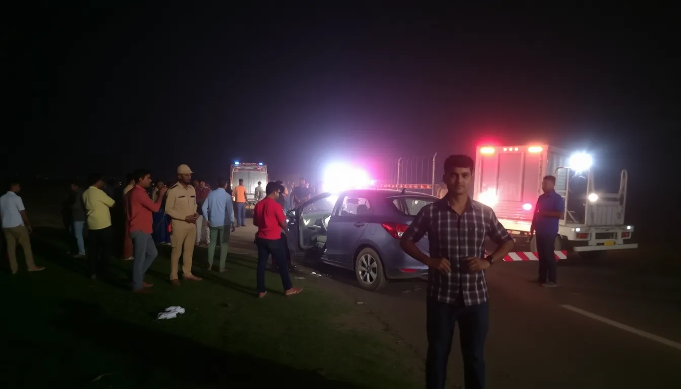Tragic Collision on Bhildi Highway Claims Two Lives
