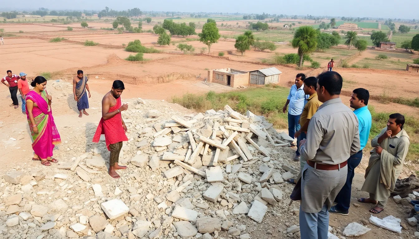 Tragic Wall Collapse in Mehsana Claims Three Lives
