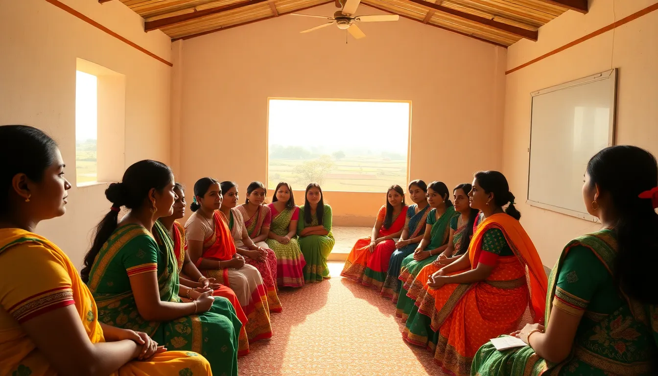 Training for Daughters of Village Leaders in Sanand