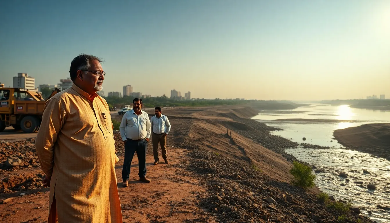 Vadodara Commissioner Inspects Vishwamitri Revival Project