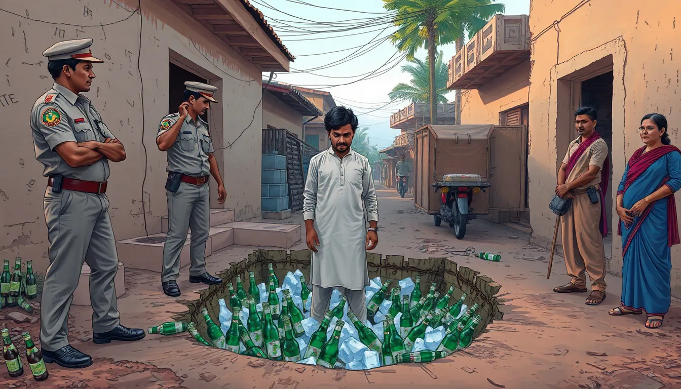 Vadodara's Unusual Beer Selling Method Exposed