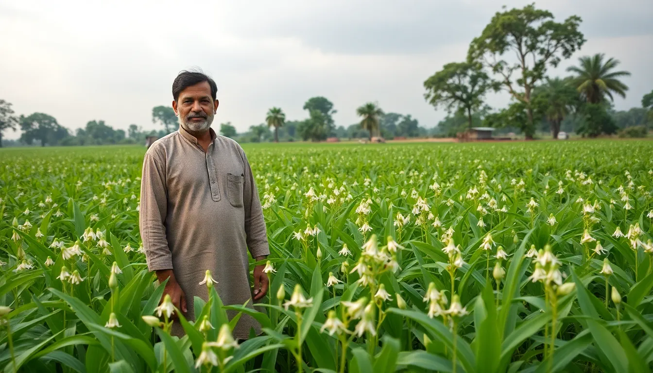 White Musli Thrives in Dangs Amid Unseasonal Rain
