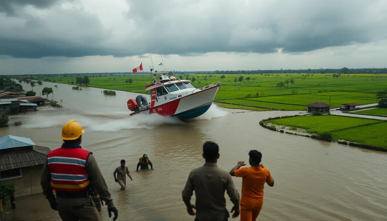 22 Workers Rescued from Flooded Pipavav Dham in Amreli