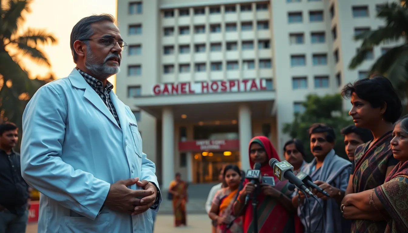 Ahmedabad Civil Hospital Superintendent Offers Condolences to Grieving Families