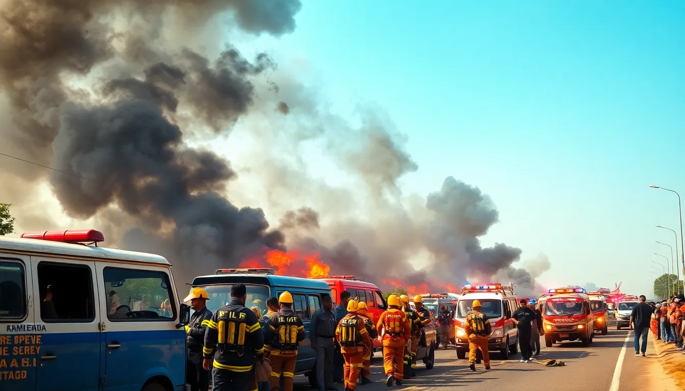 Ahmedabad Firefighters Save Lives in Plane Crash Rescue Operation