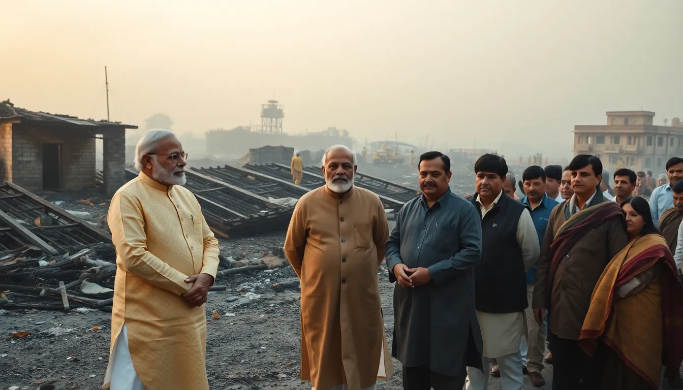 Ahmedabad Plane Crash: Prime Minister Modi Visits Accident Site