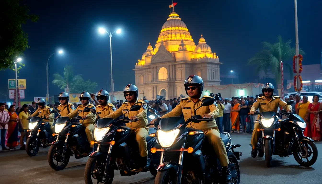 Ahmedabad Police Prepares for 148th Jagannath Rath Yatra with Bullet March