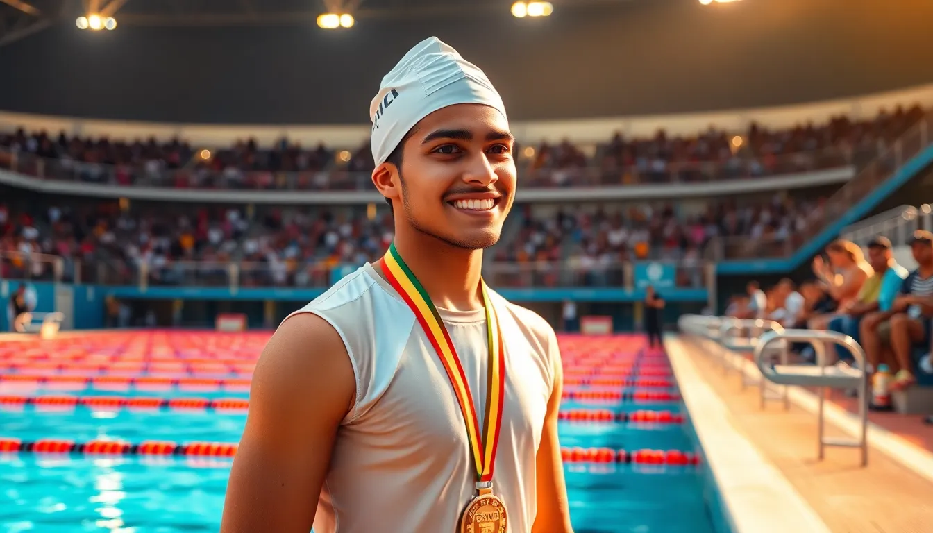 Ahmedabad Swimmer Aryan Nehra Shines at National Championship