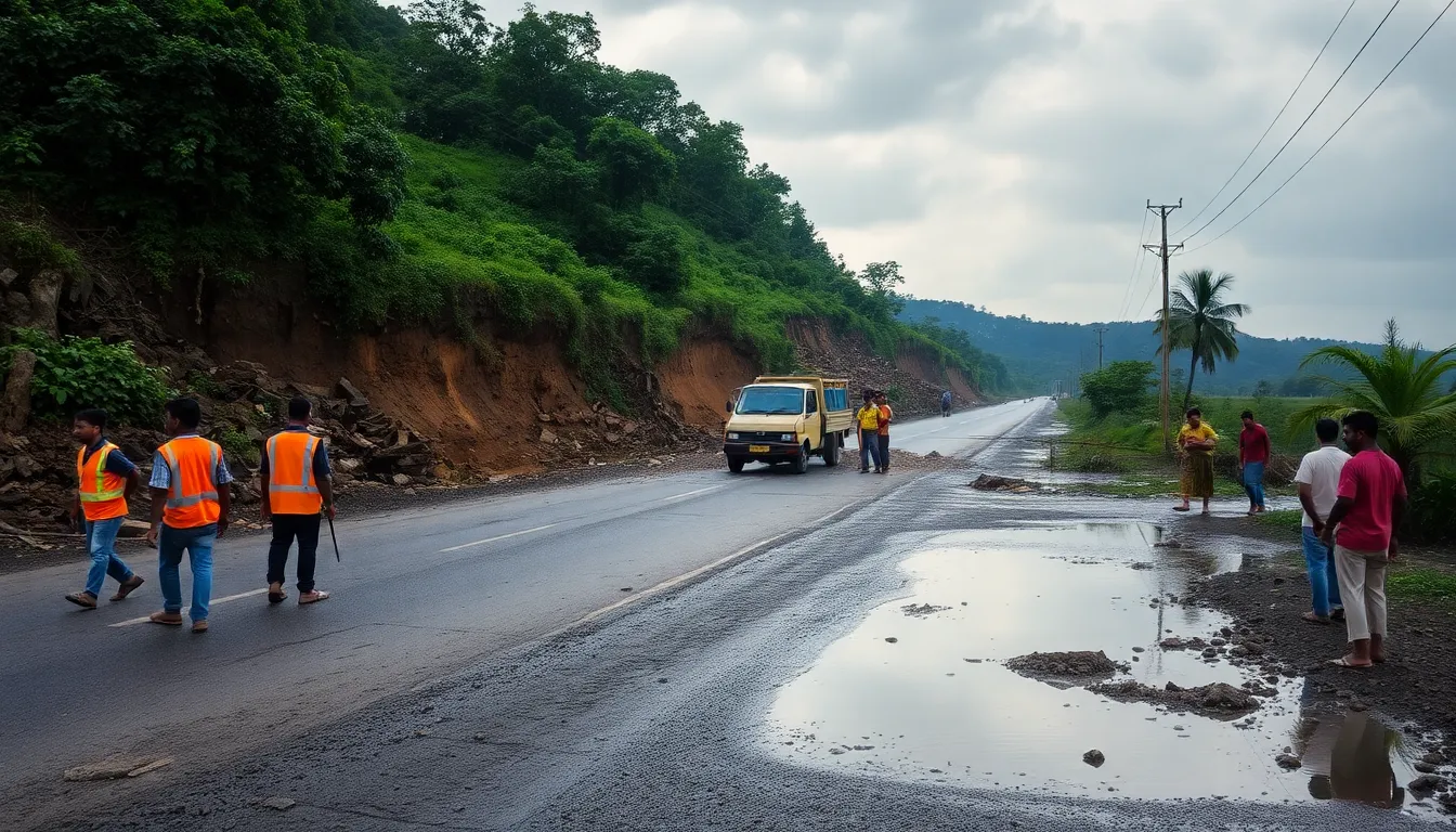 Amba Ghata-Danta Road Reopened After Landslide