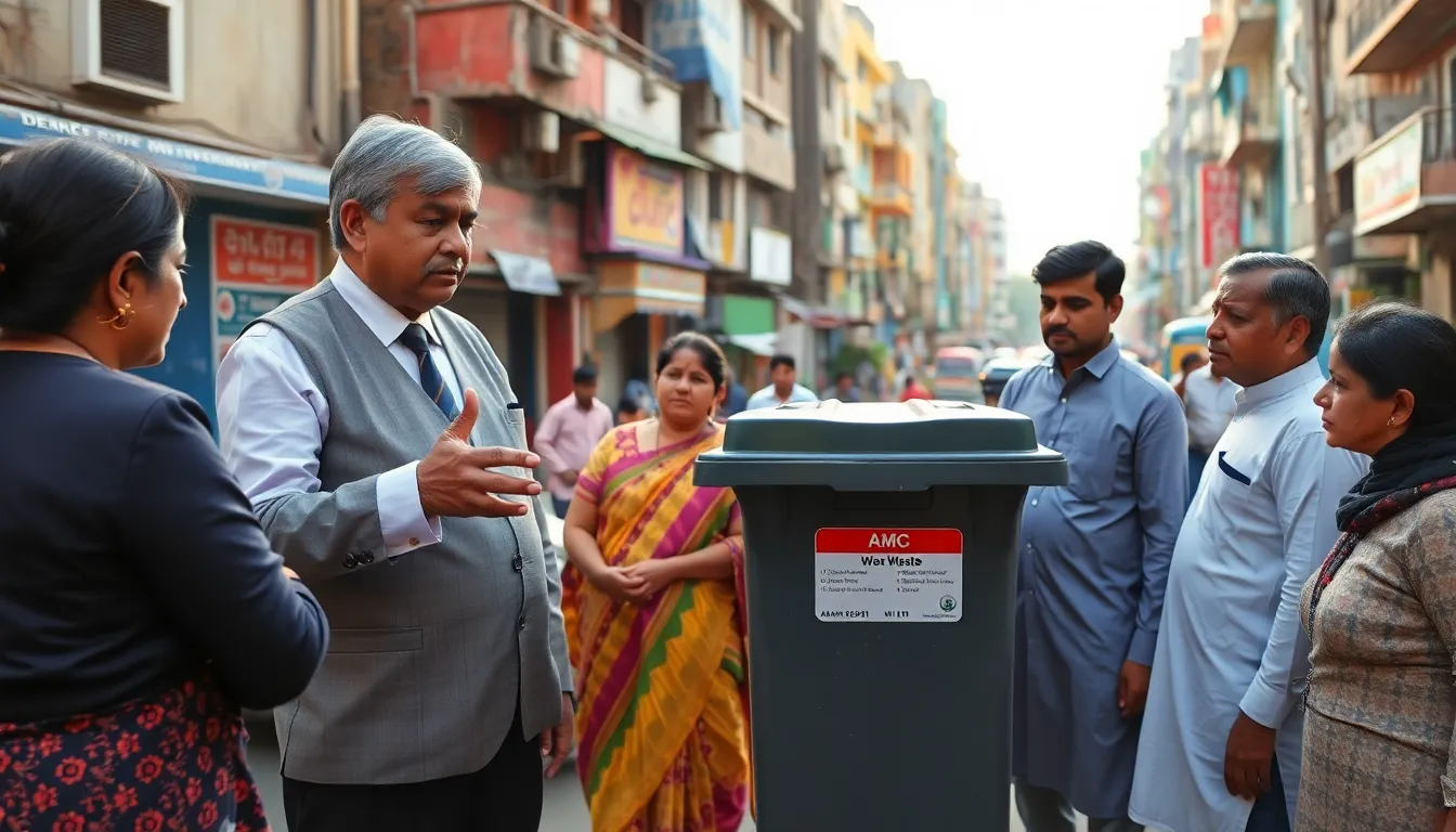 AMC Cracks Down on Waste Segregation Violations in Ahmedabad