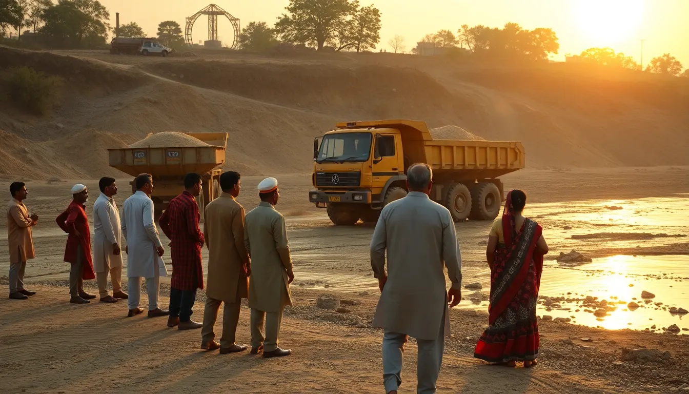 Banas Kantha's Mega Operation: Seizing ₹2.5 Crore Worth of Illegal Mining Equipment