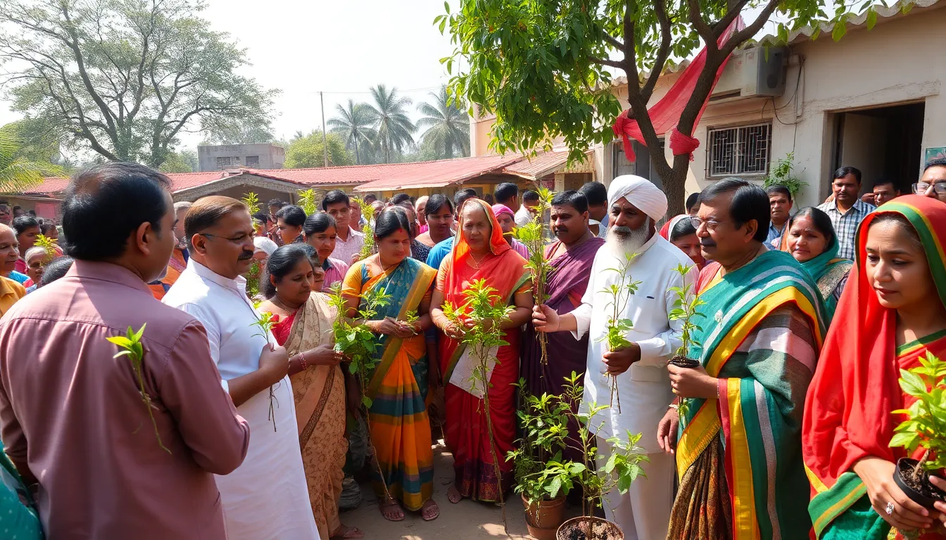 Bharat Vikas Parishad Distributes 1,000 Saplings for World Environment Day