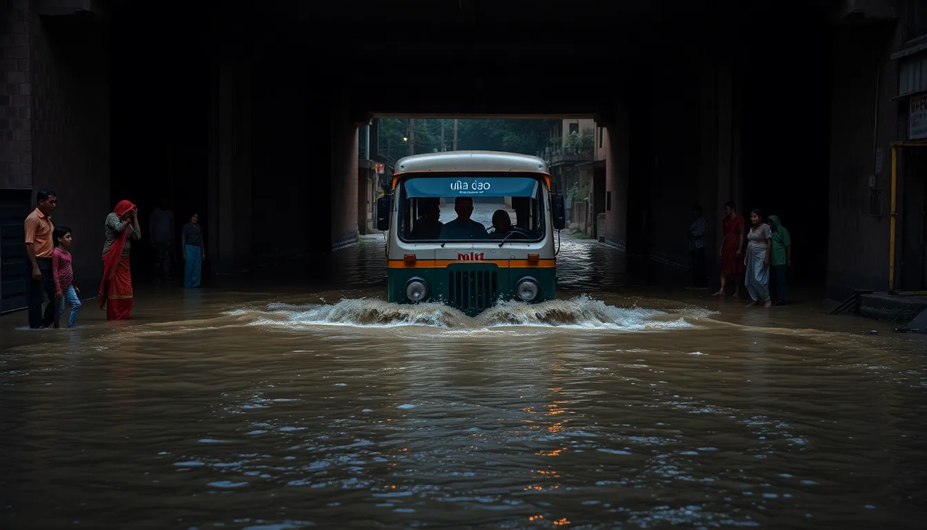 Bharuch Underpass Issues: Heavy Rain Causes Flooding