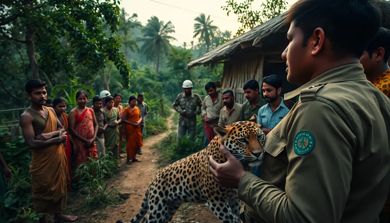 Brave Rescue of Man-Eating Leopard Near Sagbara