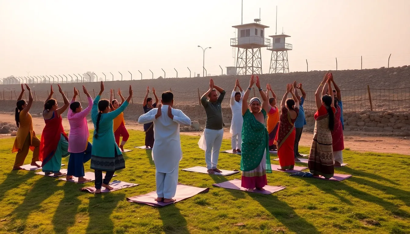 BSF Celebrates International Yoga Day at India-Pakistan Border