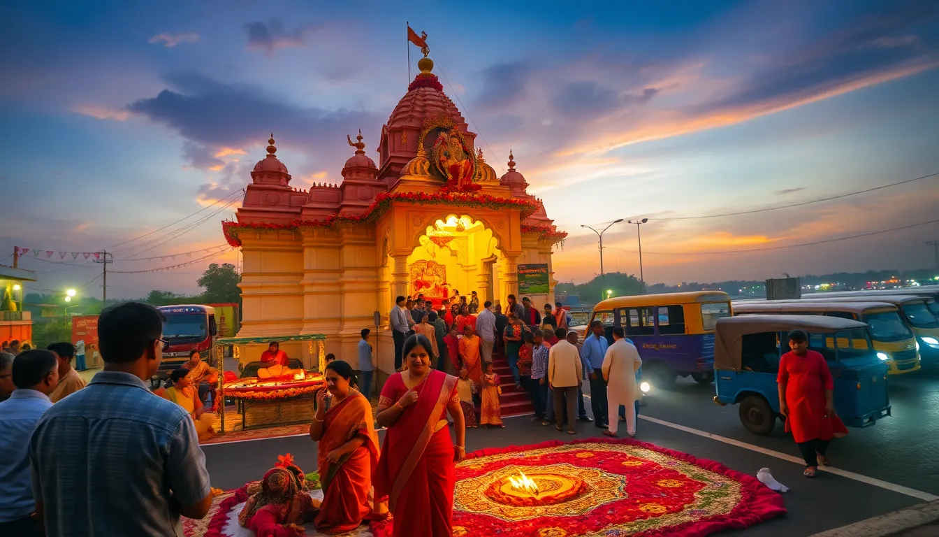 Celebration Marks 27 Years of Vishveshwar Mahadev Temple