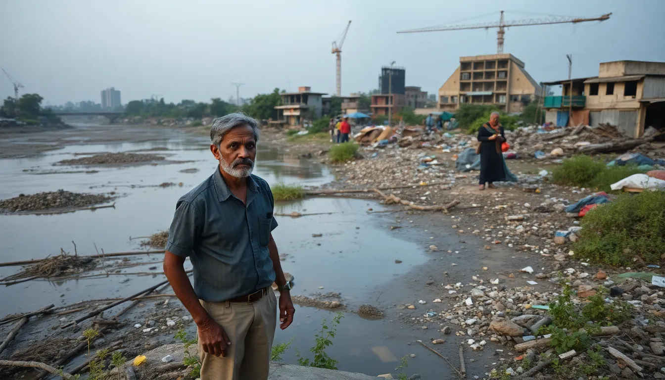 Concerns Rise Over Pollution in Meshri River, Godhra