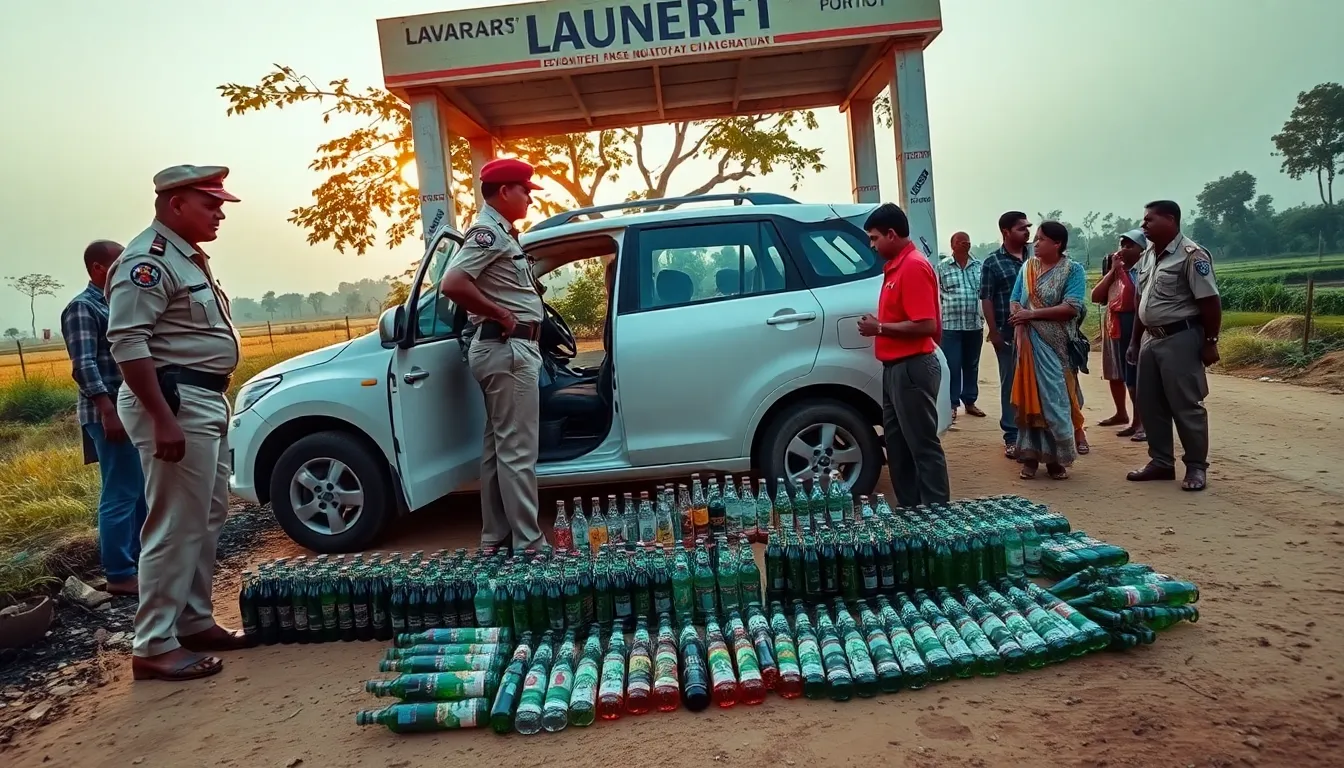 Dhanera Police Seizes Foreign Liquor Worth ₹11.47 Lakh at Lavara Checkpost